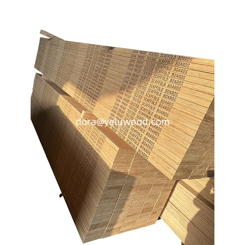 China Factory Pine LVL Scaffold Board, F17+ ASNZS 4357, High-Strength for Construction, 300x63mm