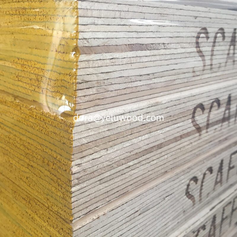 Fiberglass LVL Scaffold Board, China Factory, Lightweight, 2000m Minimum Order