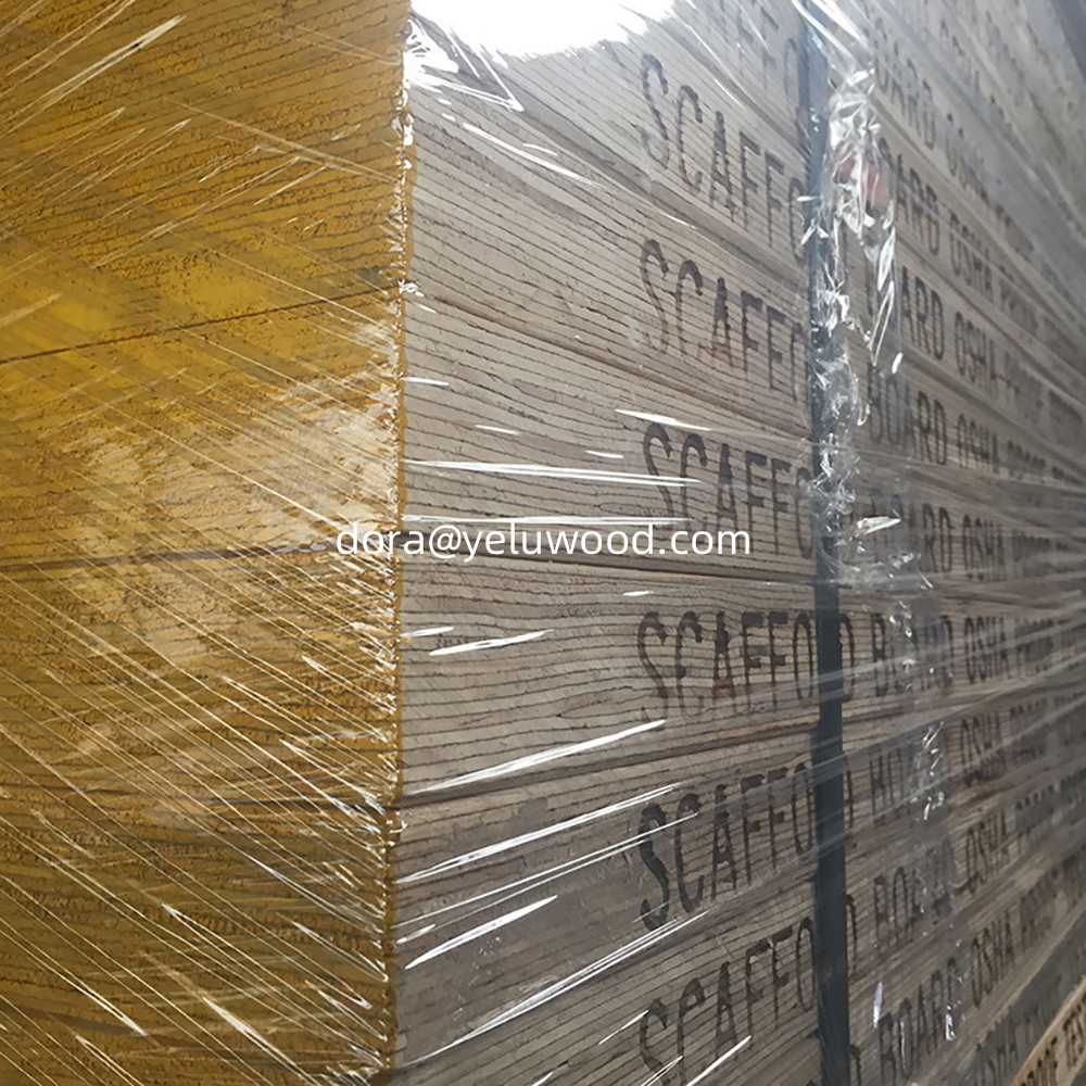 Fiberglass LVL Scaffold Board, China Factory, Lightweight, 2000m Minimum Order