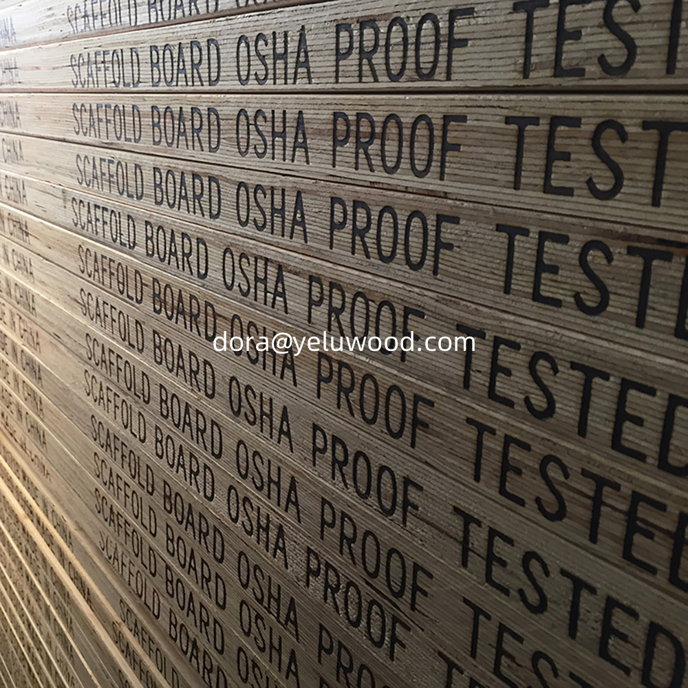 China-Made Spruce LVL Scaffold Board, 300x63mm, Stable for Modular Buildings