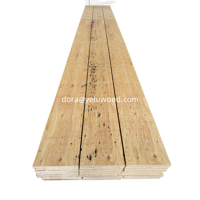 Pine LVL Scaffold Board from China, 1-3/4" x 24" x 20', High-Strength Use