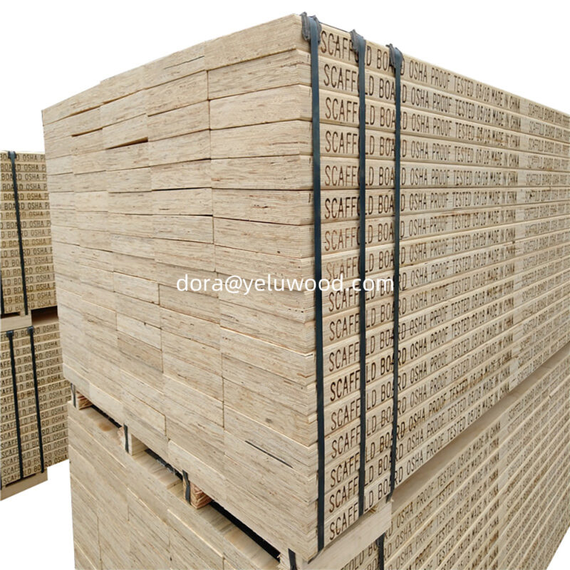 China Factory Pine LVL Scaffold Board, F17+ Phenolic Glue, ASNZS Certified Timber